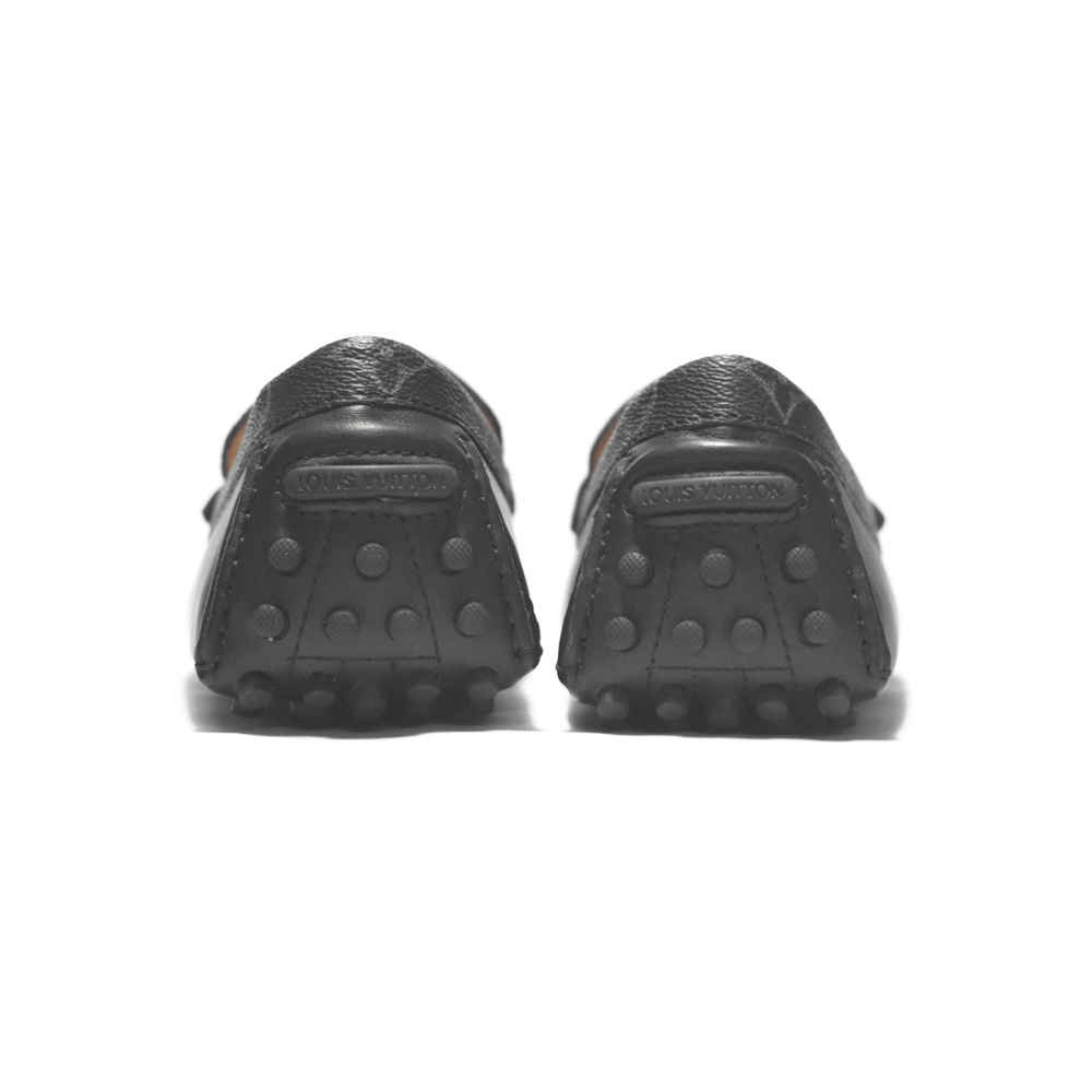 Louis Vuitton Monogram Premium Black Loafers-thumb-4