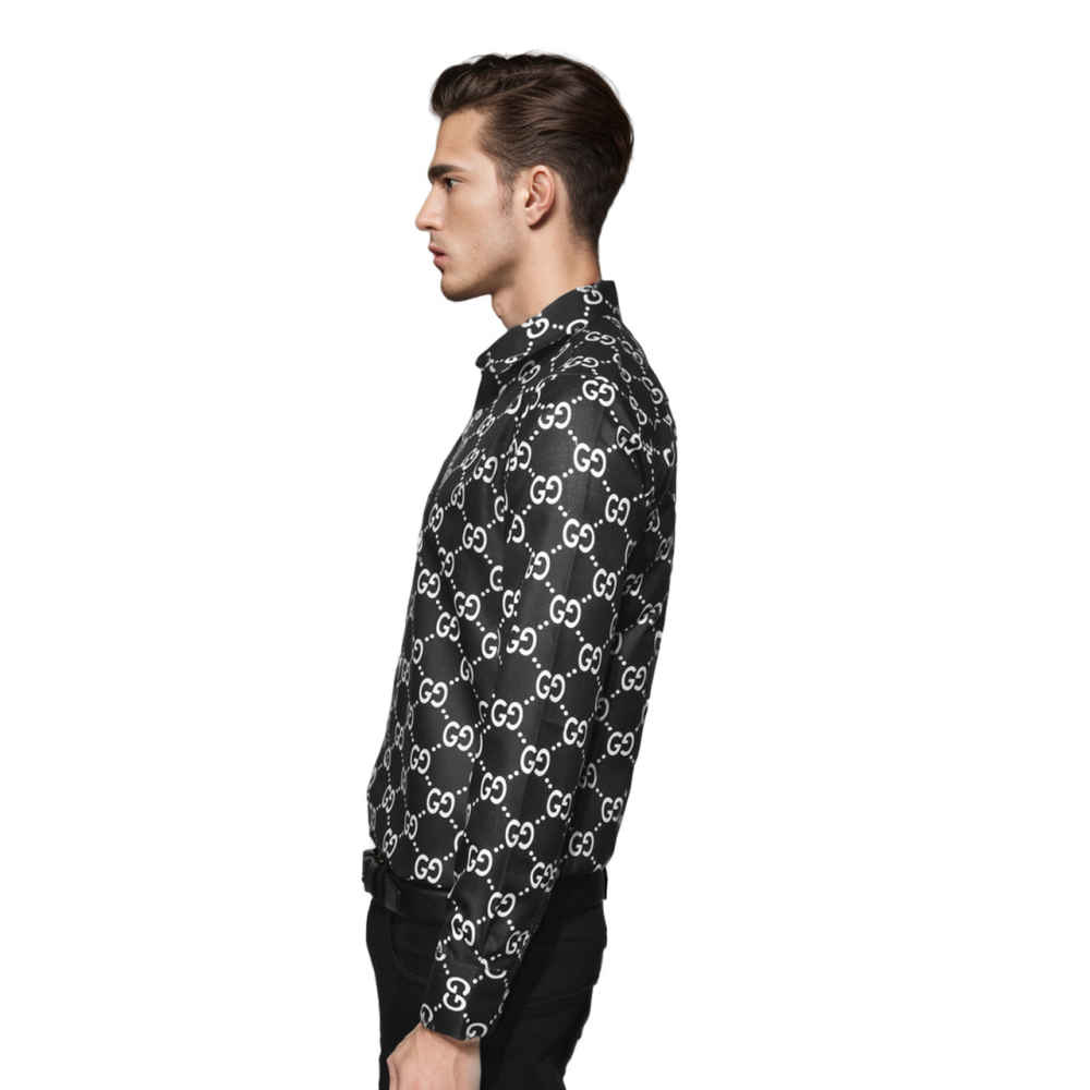 Gucci GG Canvas Black Premium Shirt-2