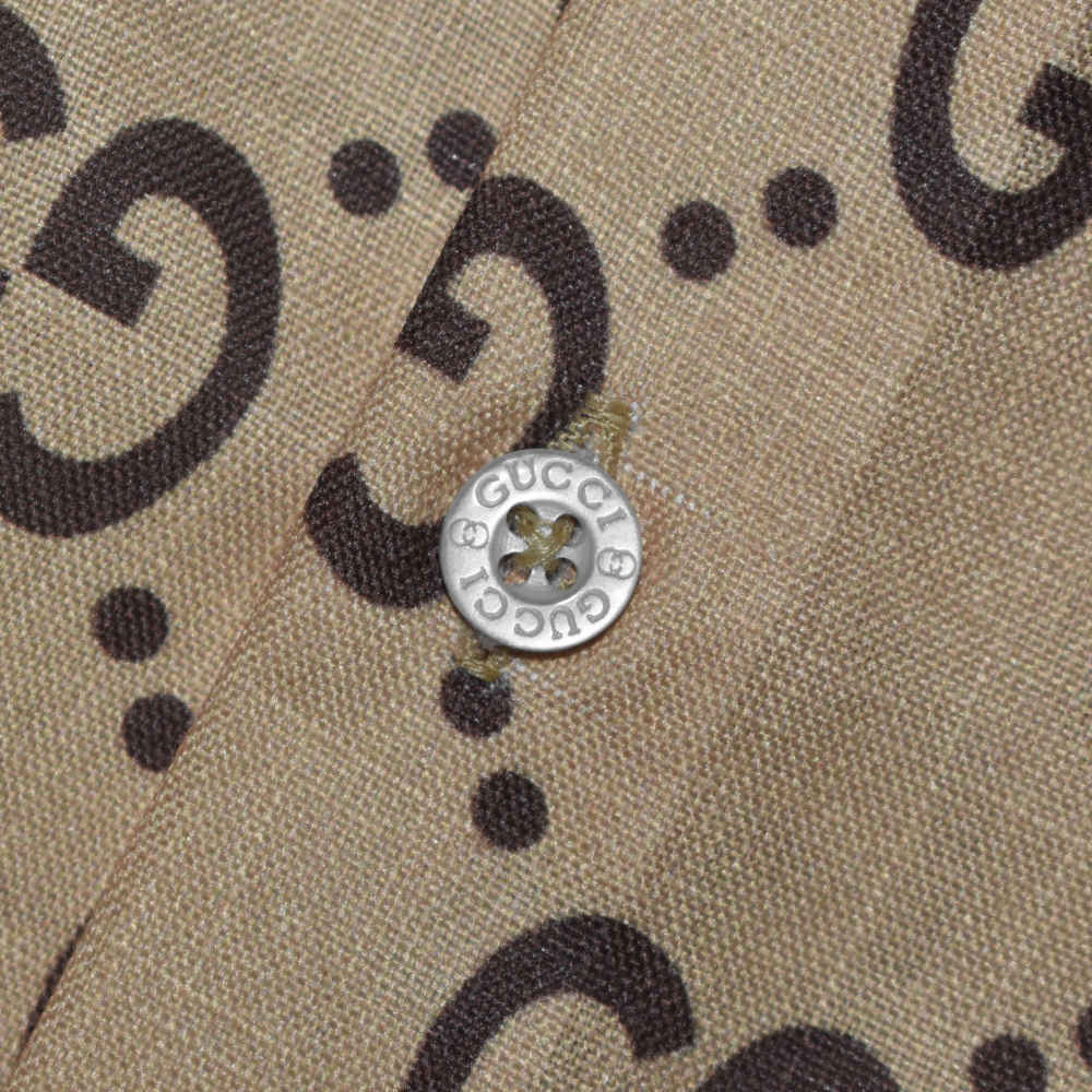 Gucci GG Canvas Brown Premium Shirt-3