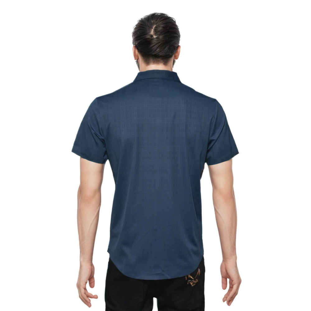 Burberry Blue Premium Quality Polo T-shirt-1