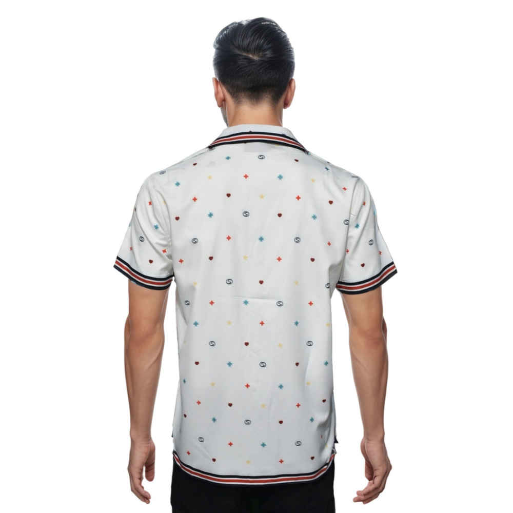 Gucci White Premium Quality Half Sleeve Shirt-1
