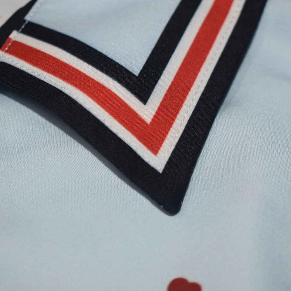 Gucci Sky Blue Premium Quality Half Sleeve Shirt-4