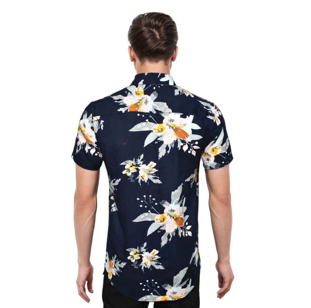 Zara Blue Premium Quality Half Sleeve Shirt-1