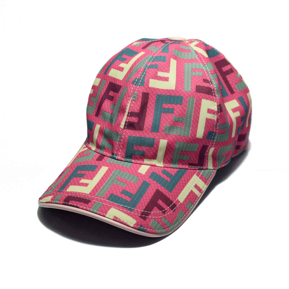 Fendi Printed Pink Premium Quality Cap-thumb-0