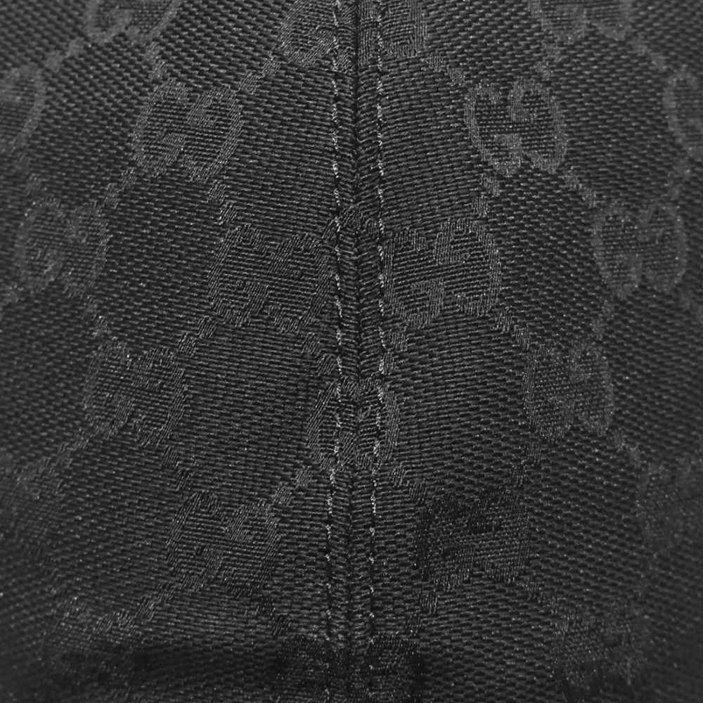 Gucci GG Canvas Black Premium Cap-3