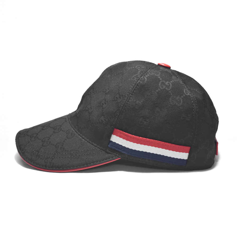 Gucci GG Canvas Black Premium Cap-2