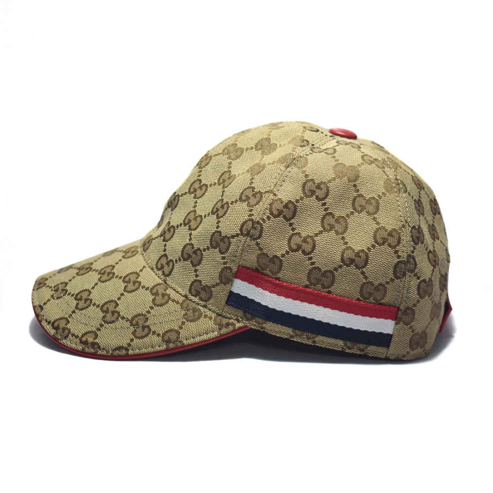 Gucci GG Canvas Brown Premium Cap-thumb-2