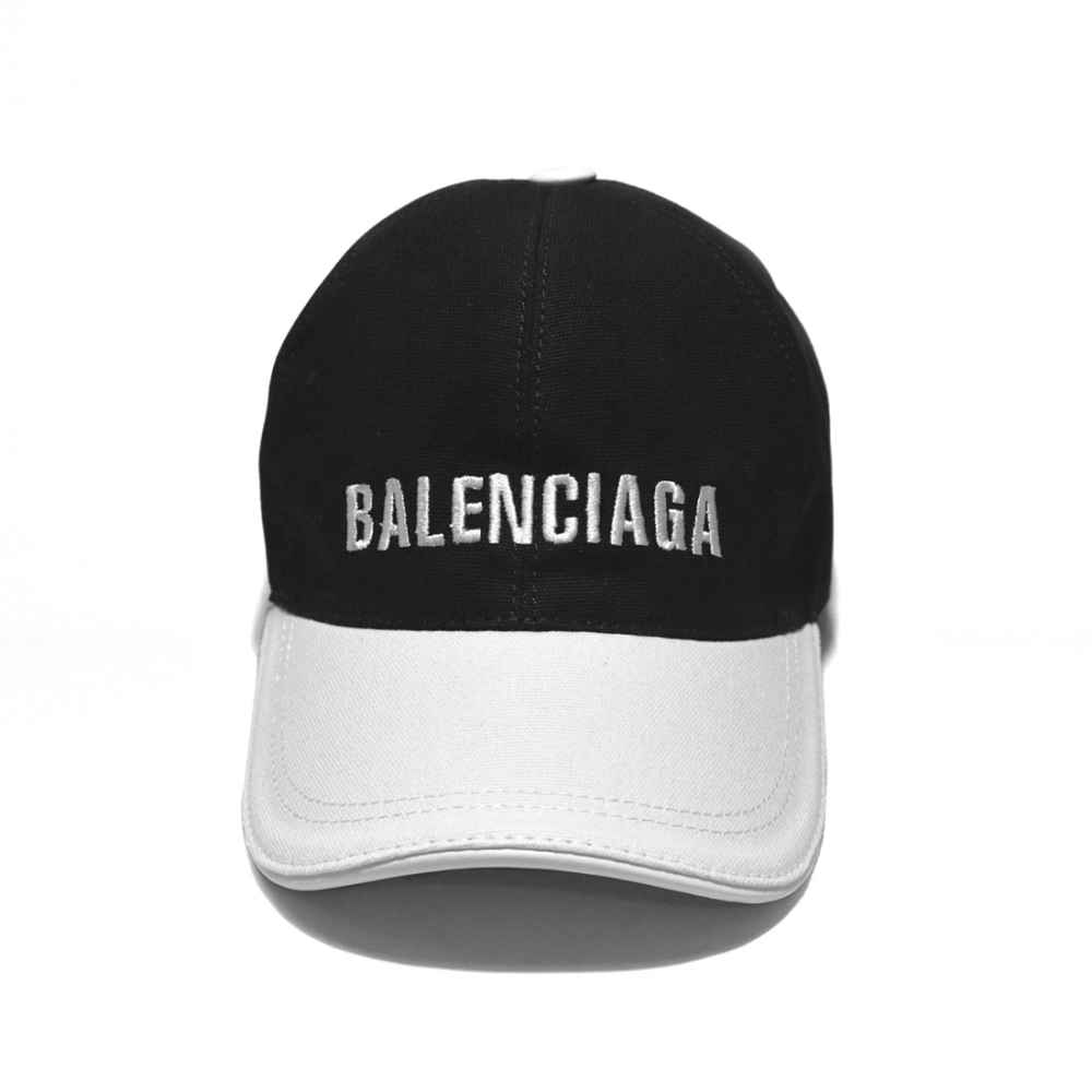 Balenciaga Embroidered Black & White Premium Cap-1