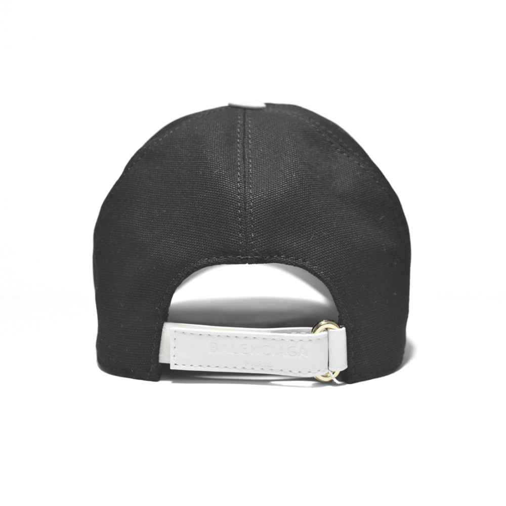 Balenciaga Embroidered Black & White Premium Cap-4