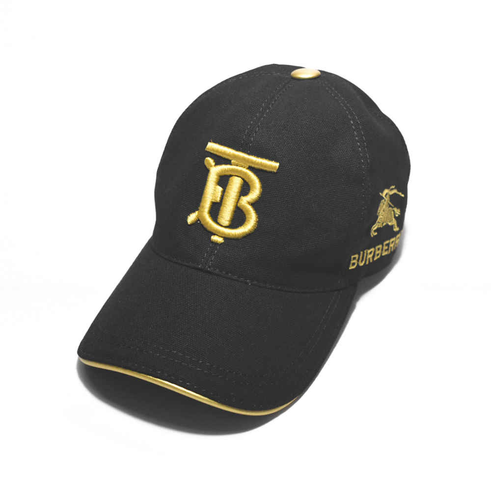 Burberry TB Embroidered Black Premium Cap-thumb-0