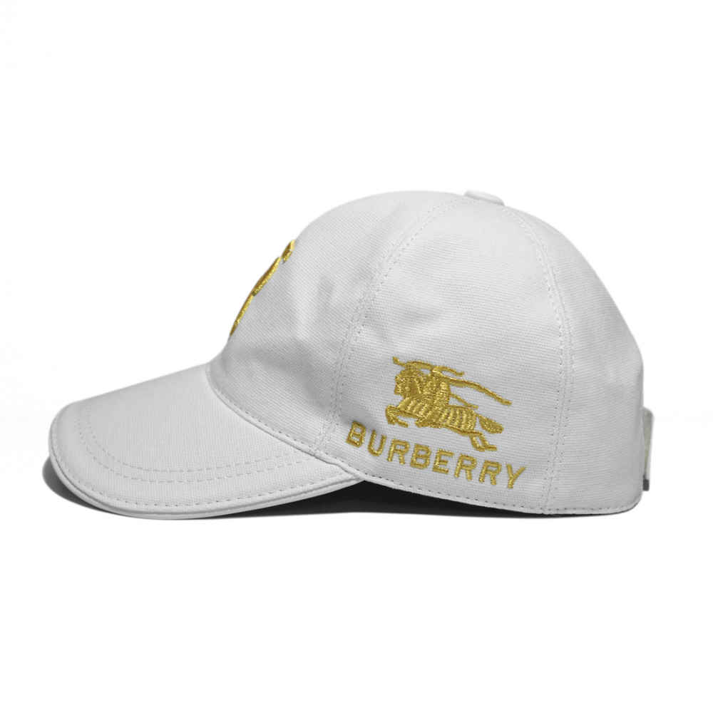 Burberry TB Embroidered White Premium Cap-2