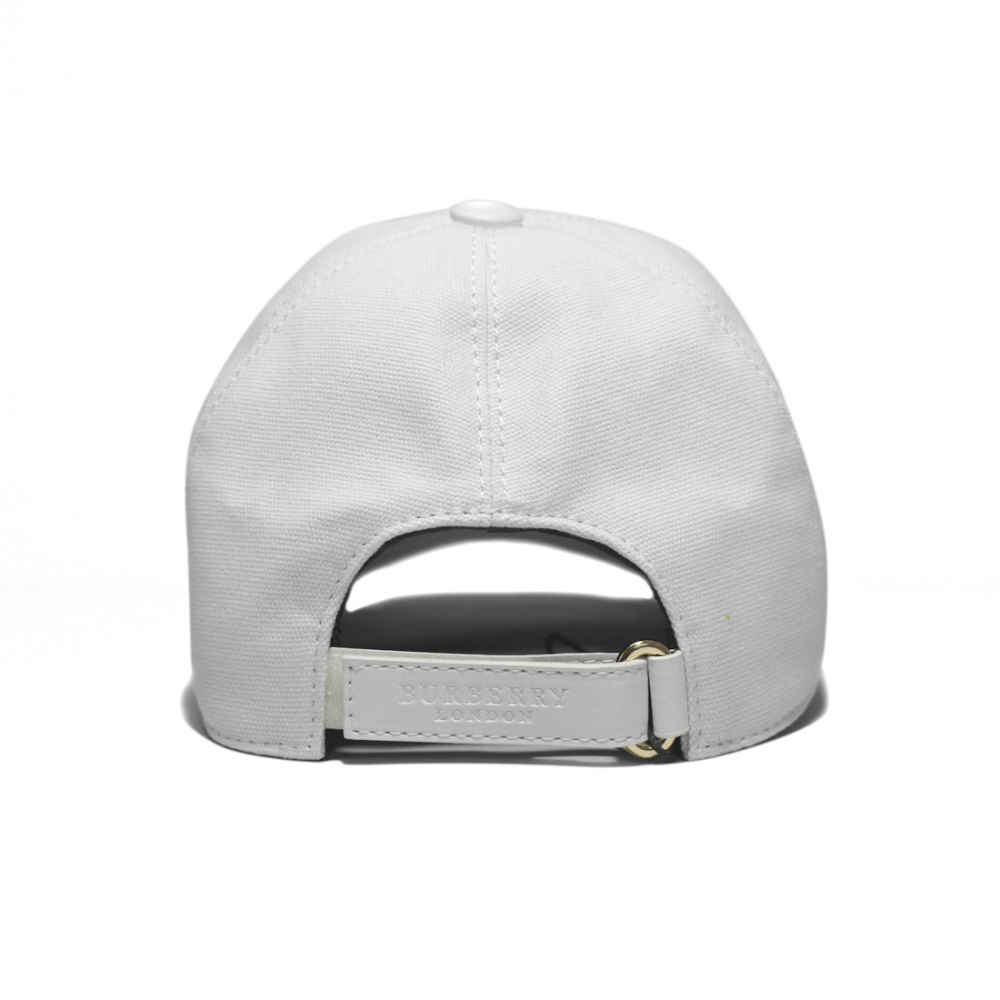 Burberry TB Embroidered White Premium Cap-4