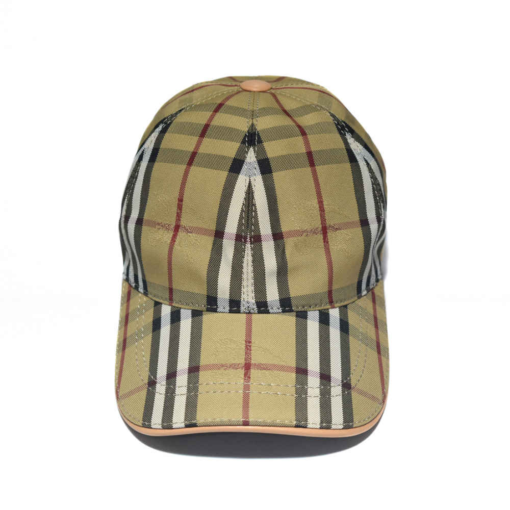 Burberry Brown Check Premium Cap-thumb-1