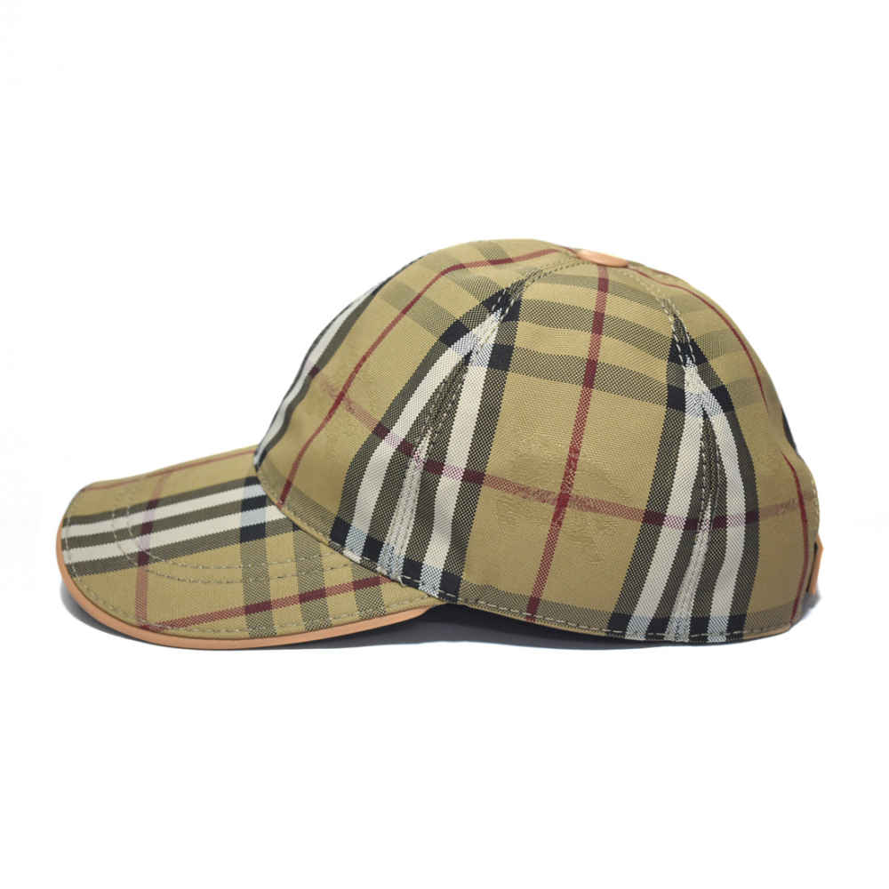 Burberry Brown Check Premium Cap-thumb-2