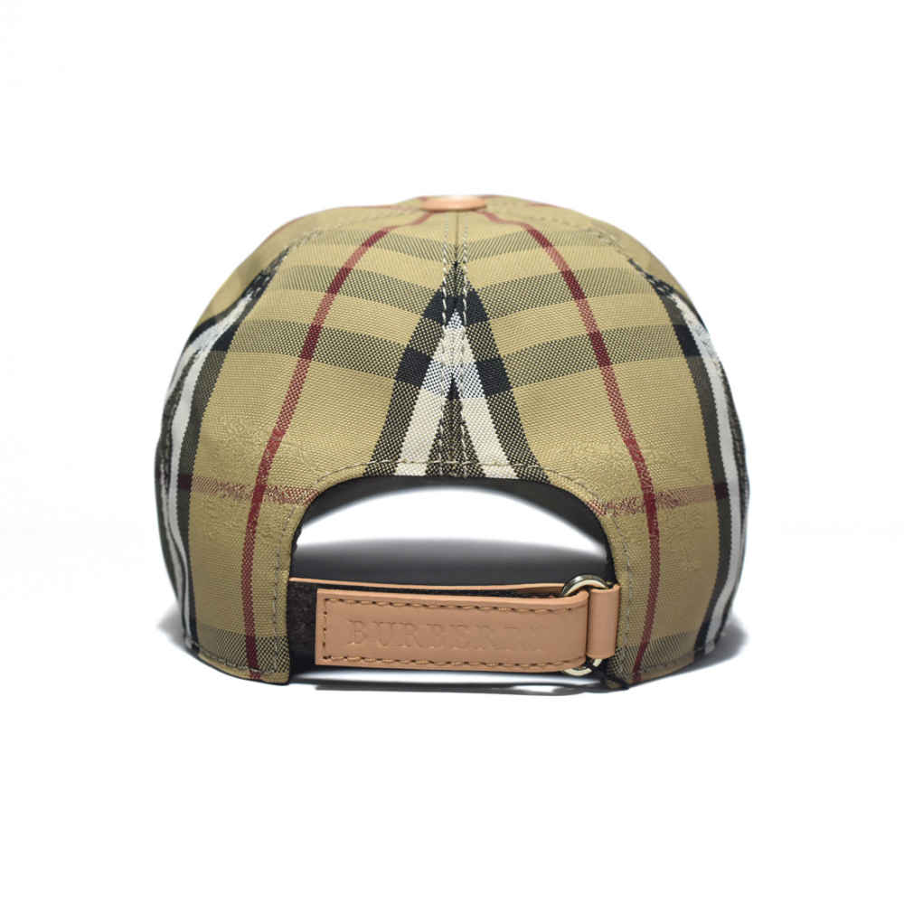 Burberry Brown Check Premium Cap-thumb-4