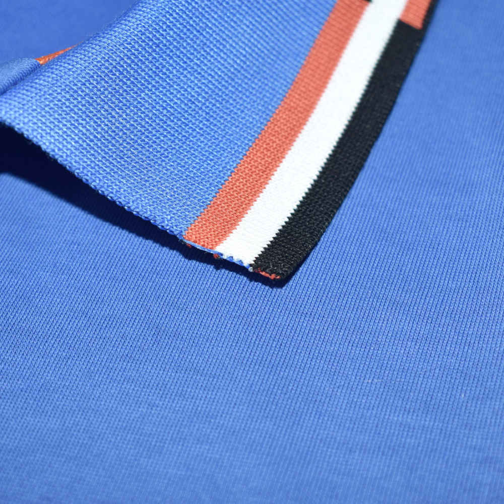 Hermes Blue Premium Luxury Polo T-shirt-4