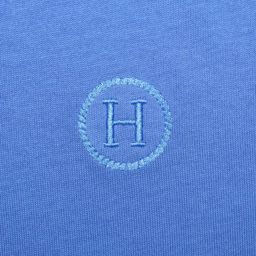 Hermes Blue Premium Luxury Polo T-shirt-3