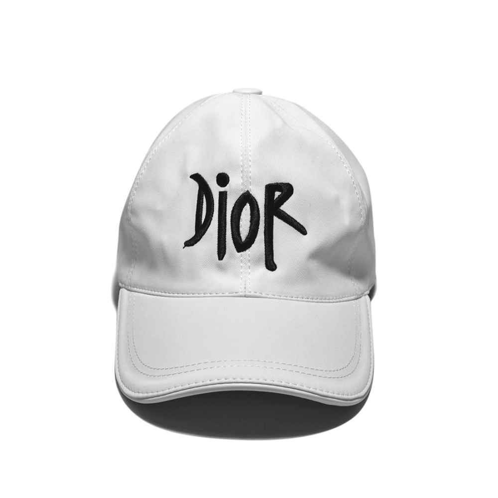 Dior Embroidered White Premium Quality Cap-thumb-1