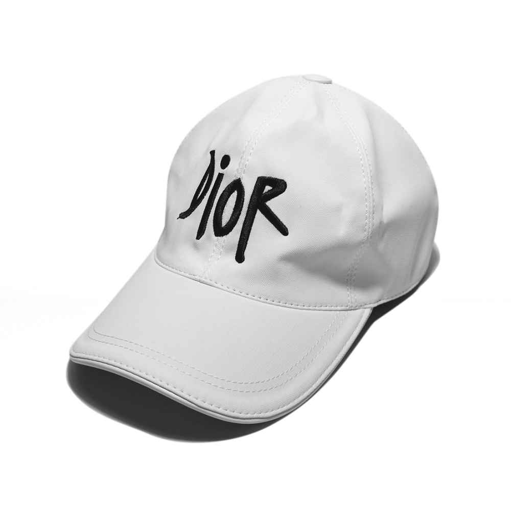 Dior Embroidered White Premium Quality Cap-thumb-0