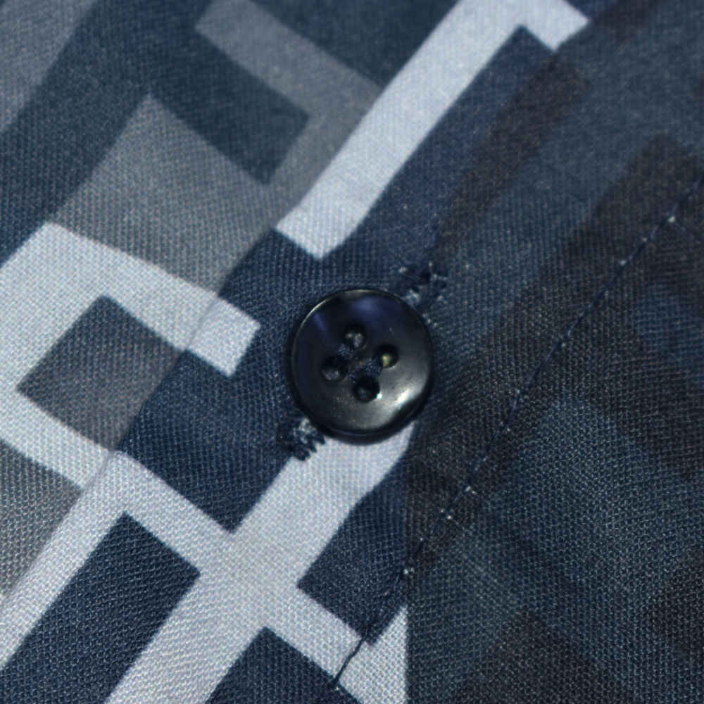 Fendi Blue Premium Quality Shirt-3