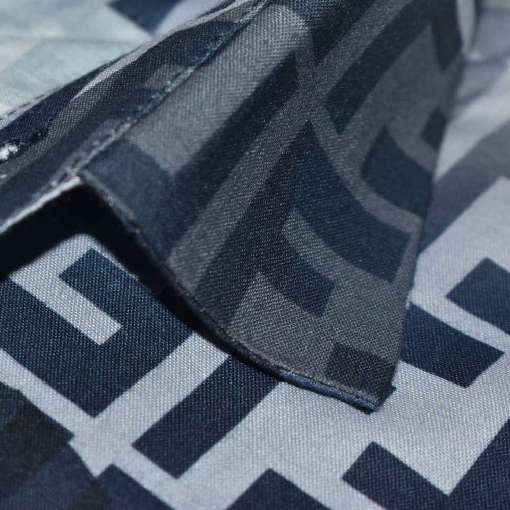 Fendi Blue Premium Quality Shirt-4