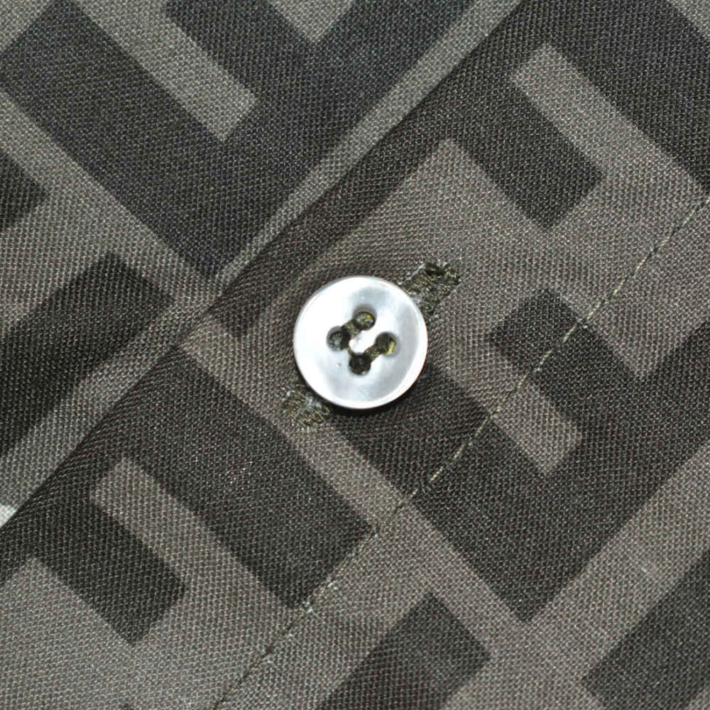 Fendi Brown Premium Quality Shirt-3