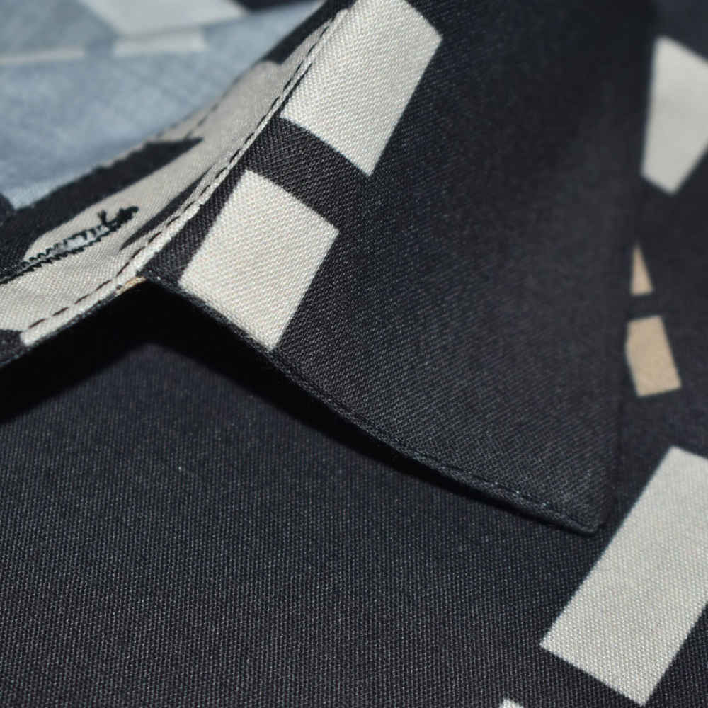 Dolce & Gabbana Monogram Print Black Shirt-4