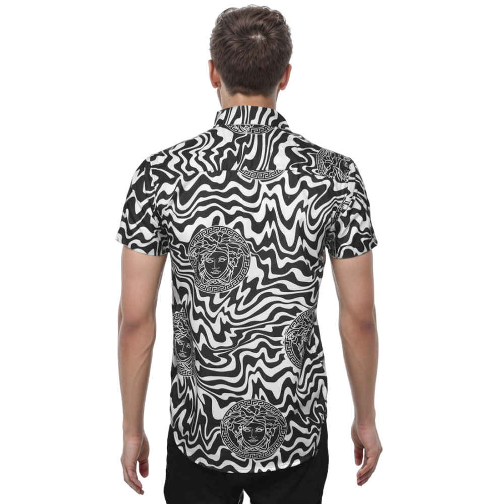 Versace Black & White Premium Shirt-1