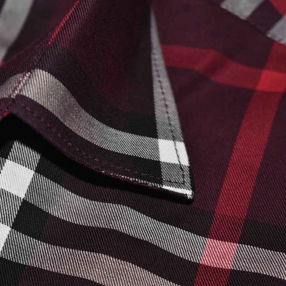 Burberry Wine Premium Quality Shirt-5