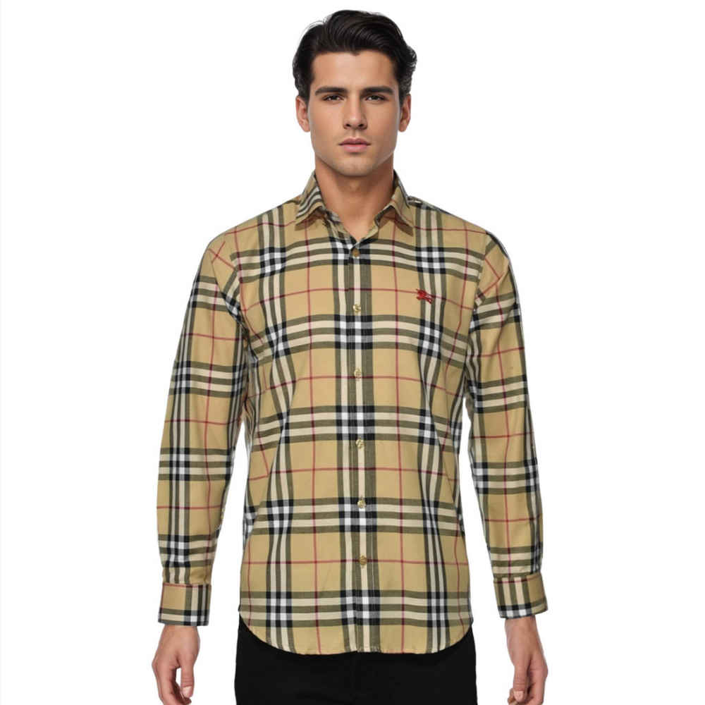Burberry Brown Check Premium Quality Shirt-thumb-7