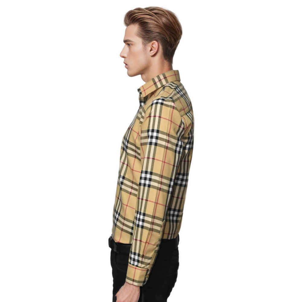 Burberry Brown Check Premium Quality Shirt-thumb-2
