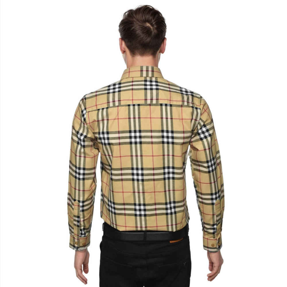 Burberry Brown Check Premium Quality Shirt-thumb-1