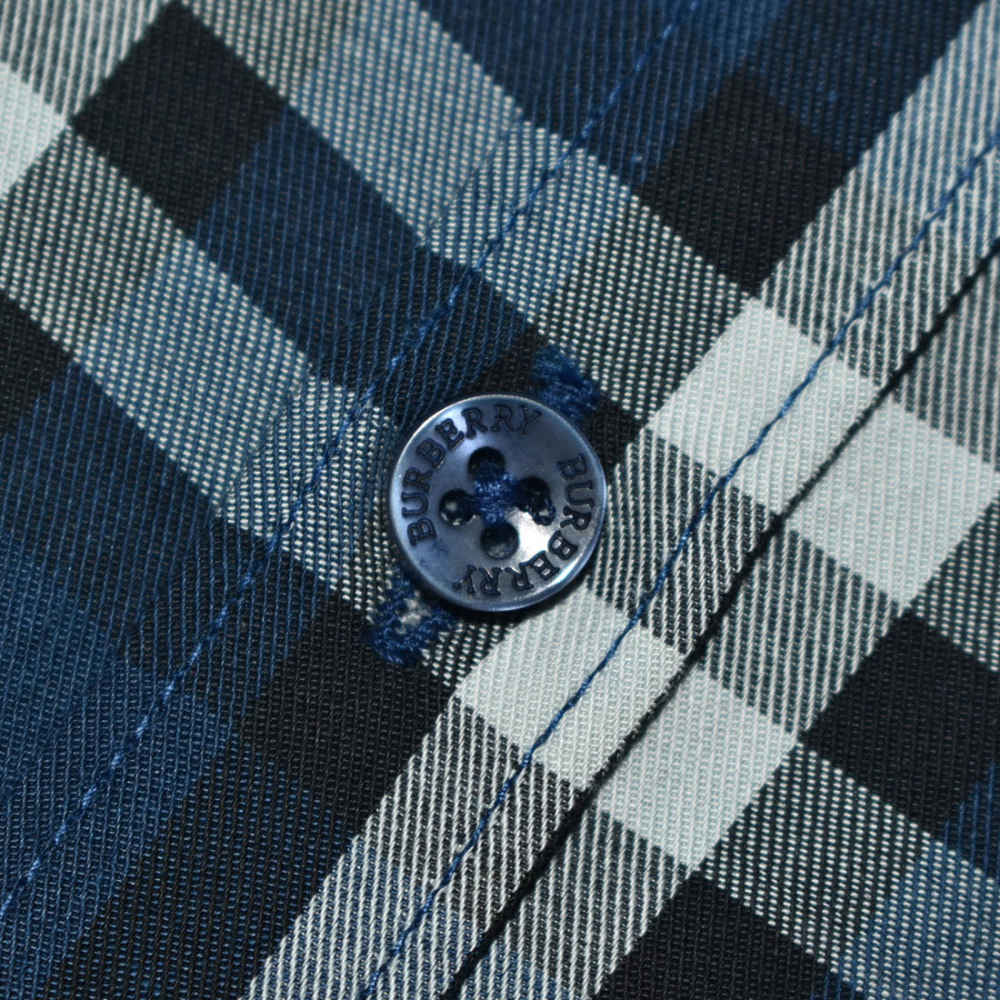 Burberry Blue Premium Quality Shirt-4