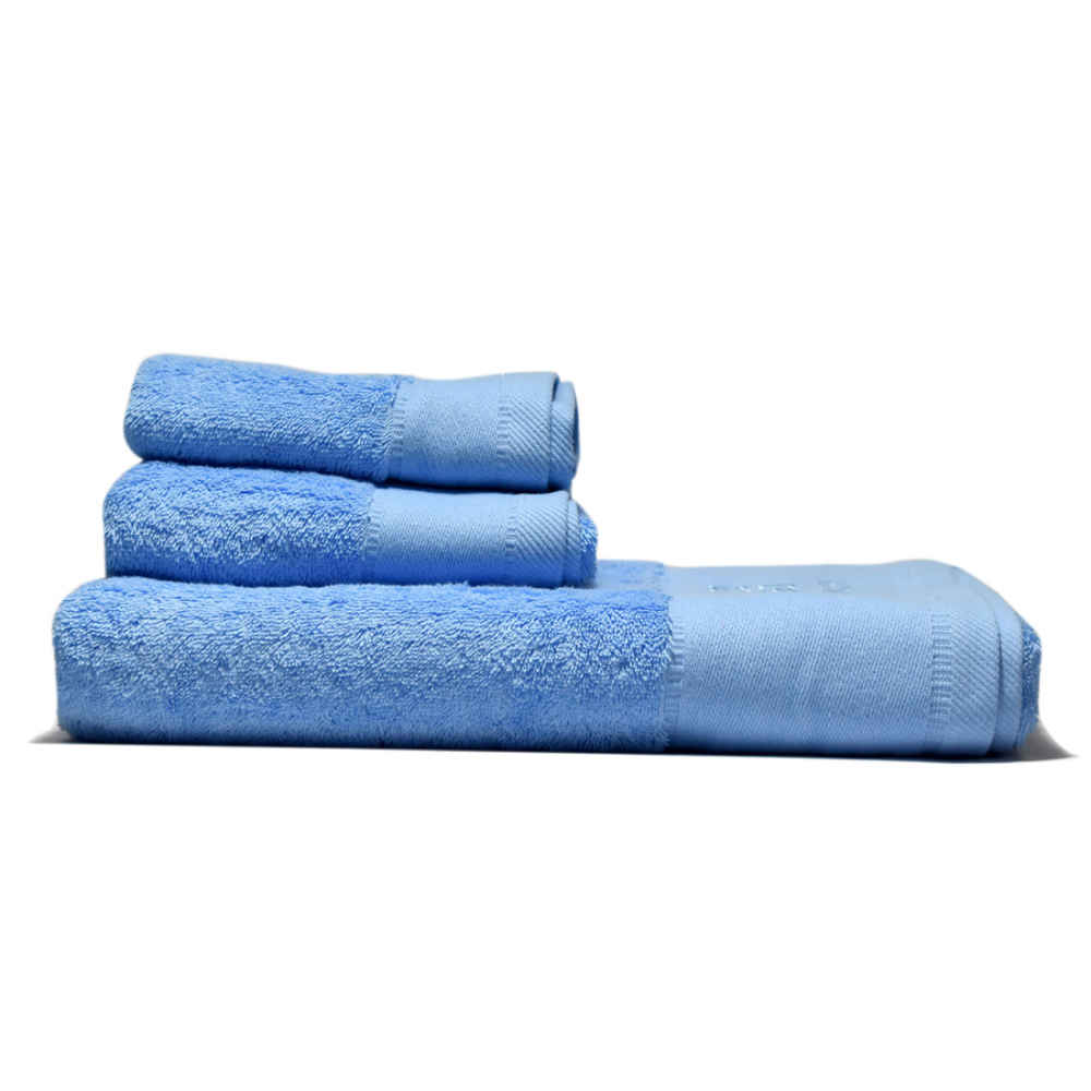 Givenchy Embroidered Blue Premium Towel - Set of 3-thumb-2