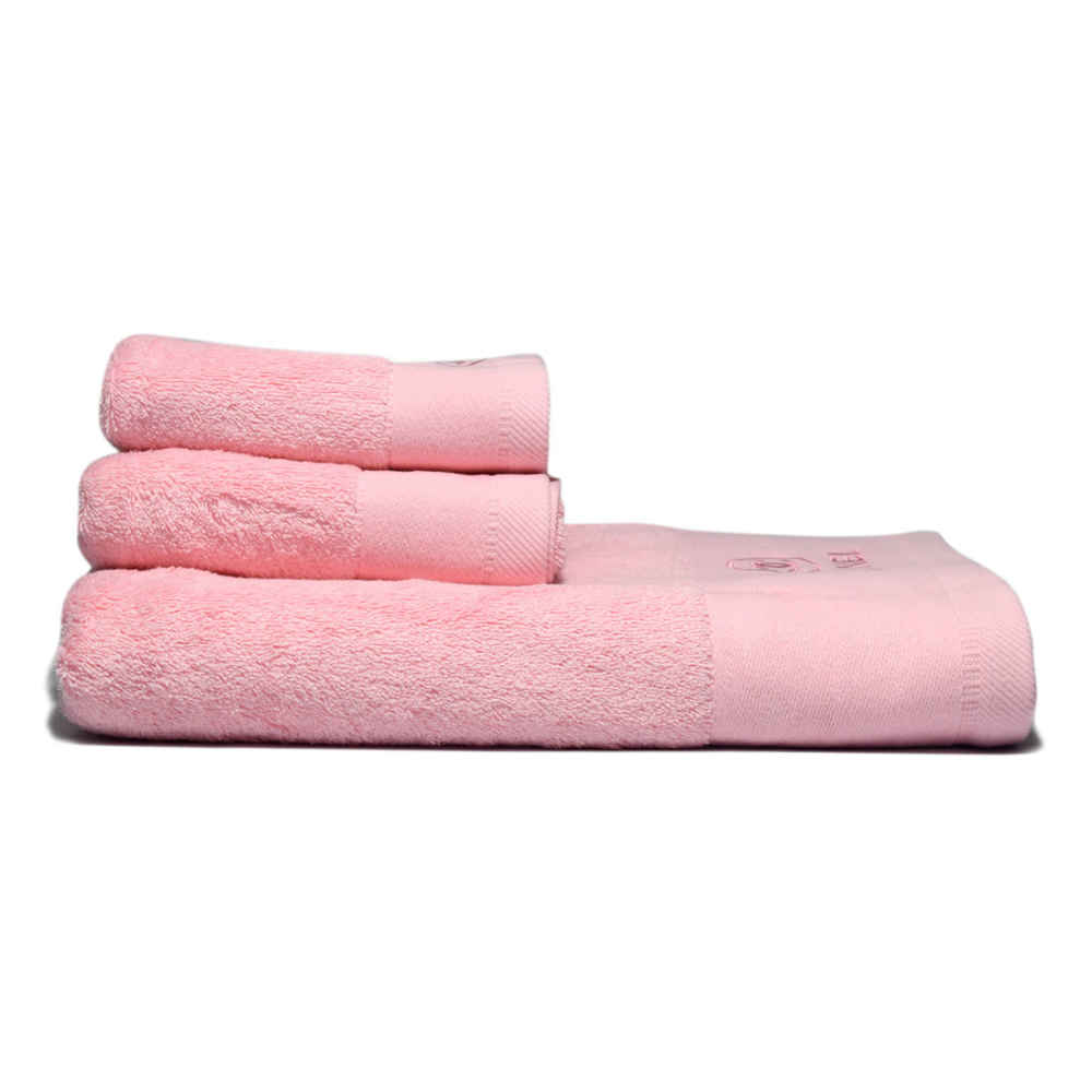 Chanel Embroidered logo Pink Premium Towel - Set of 3-2