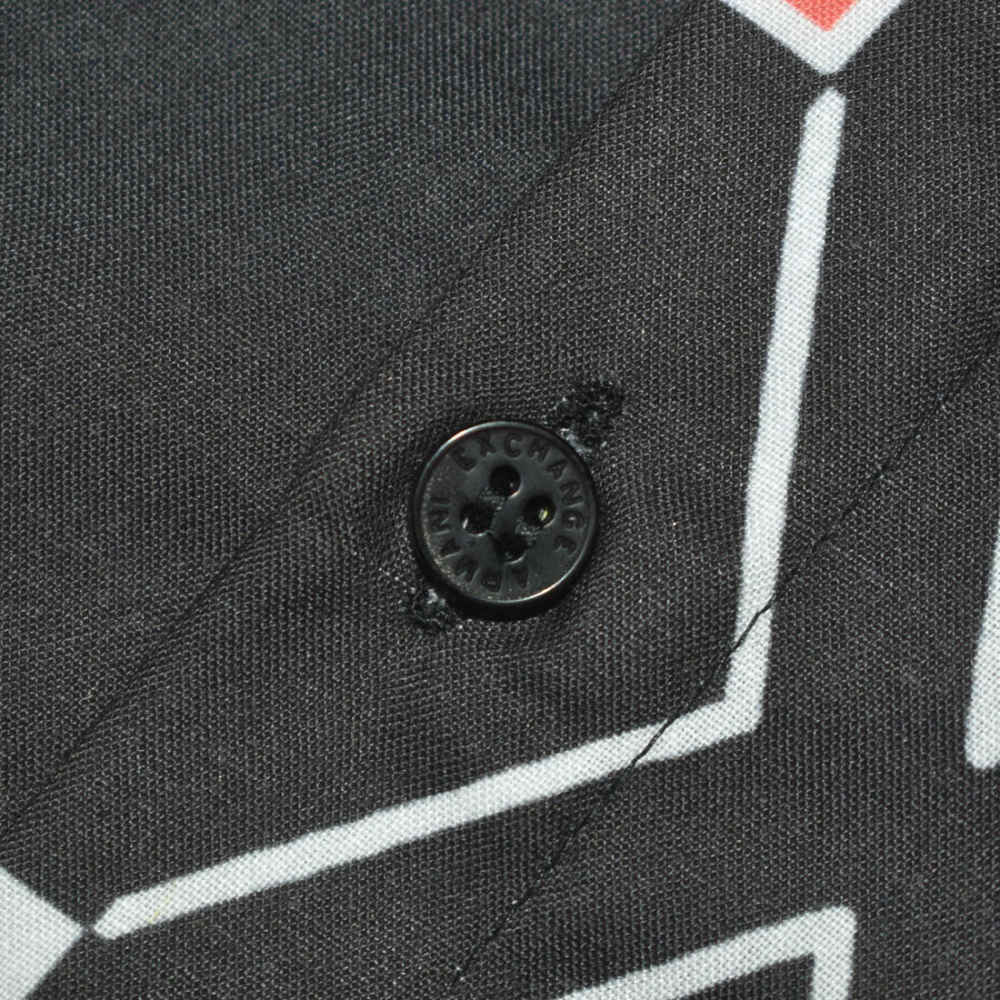 Armani Exchange Printed Grey Premium Quality Shirt-thumb-3