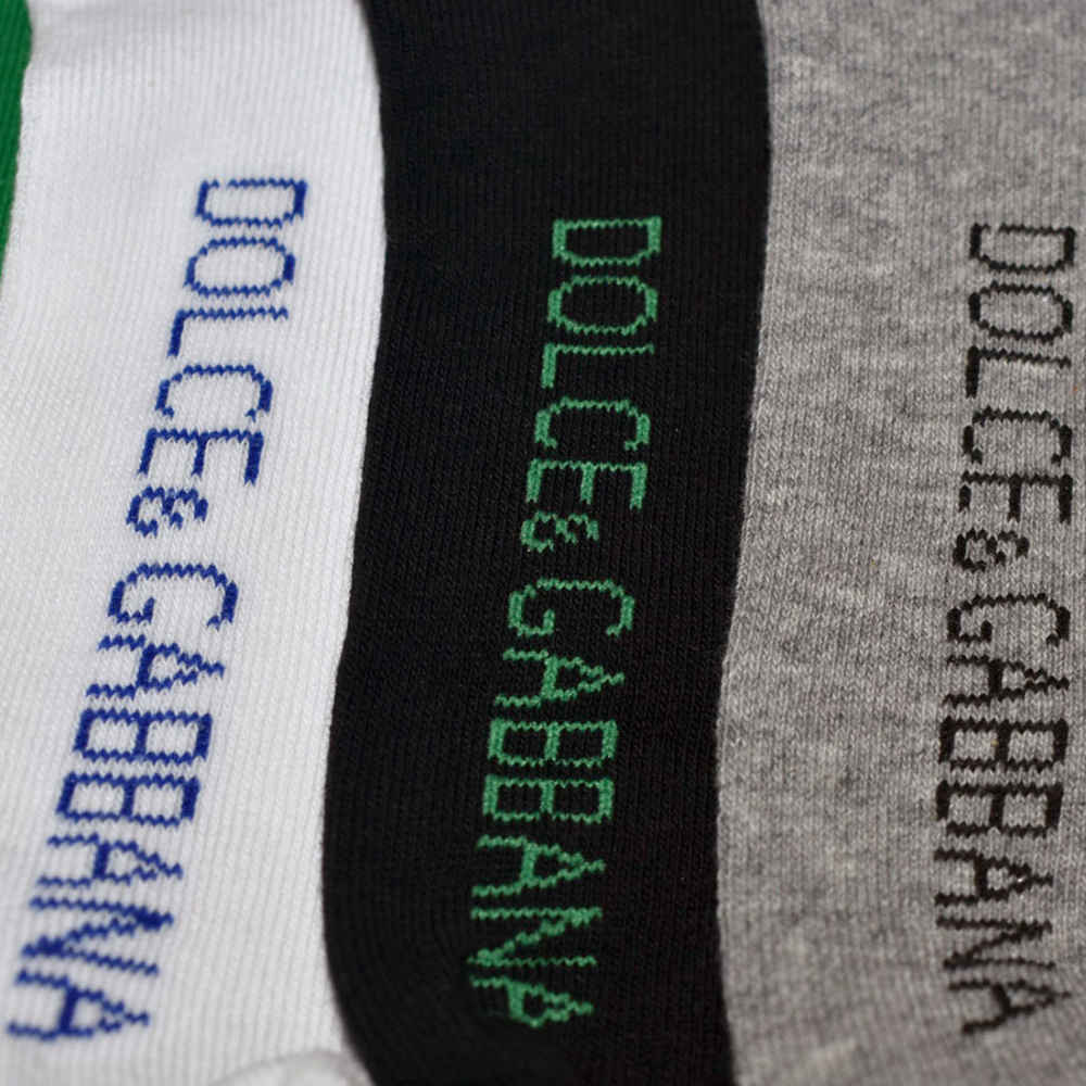 Dolce & Gabbana Low Anklet Single Line Premium Socks-3