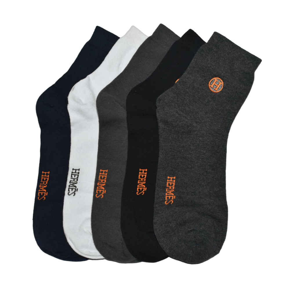 Hermes Paris Low Cut Premium Quality Socks-thumb-0