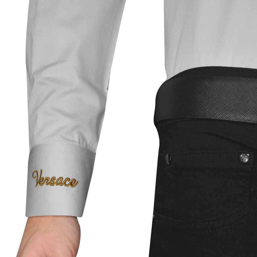 Versace White Premium Quality Shirt-thumb-5
