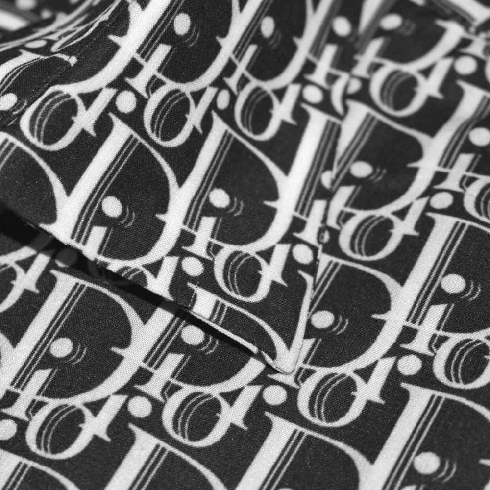 Dior Monogram Printed Black Premium Quality Shirt-4