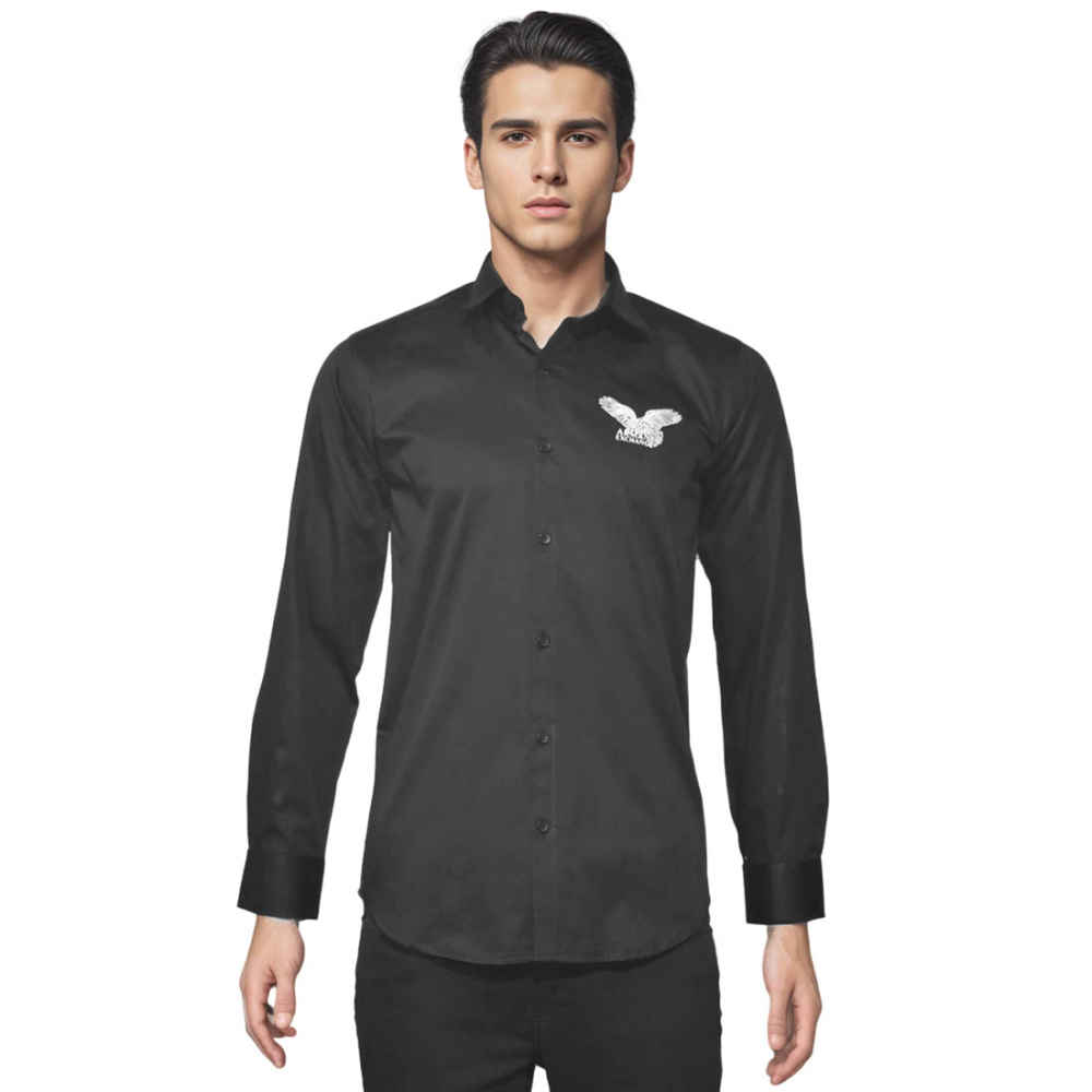 Armani Exchange Eagle Print Black Premium Shirt-7