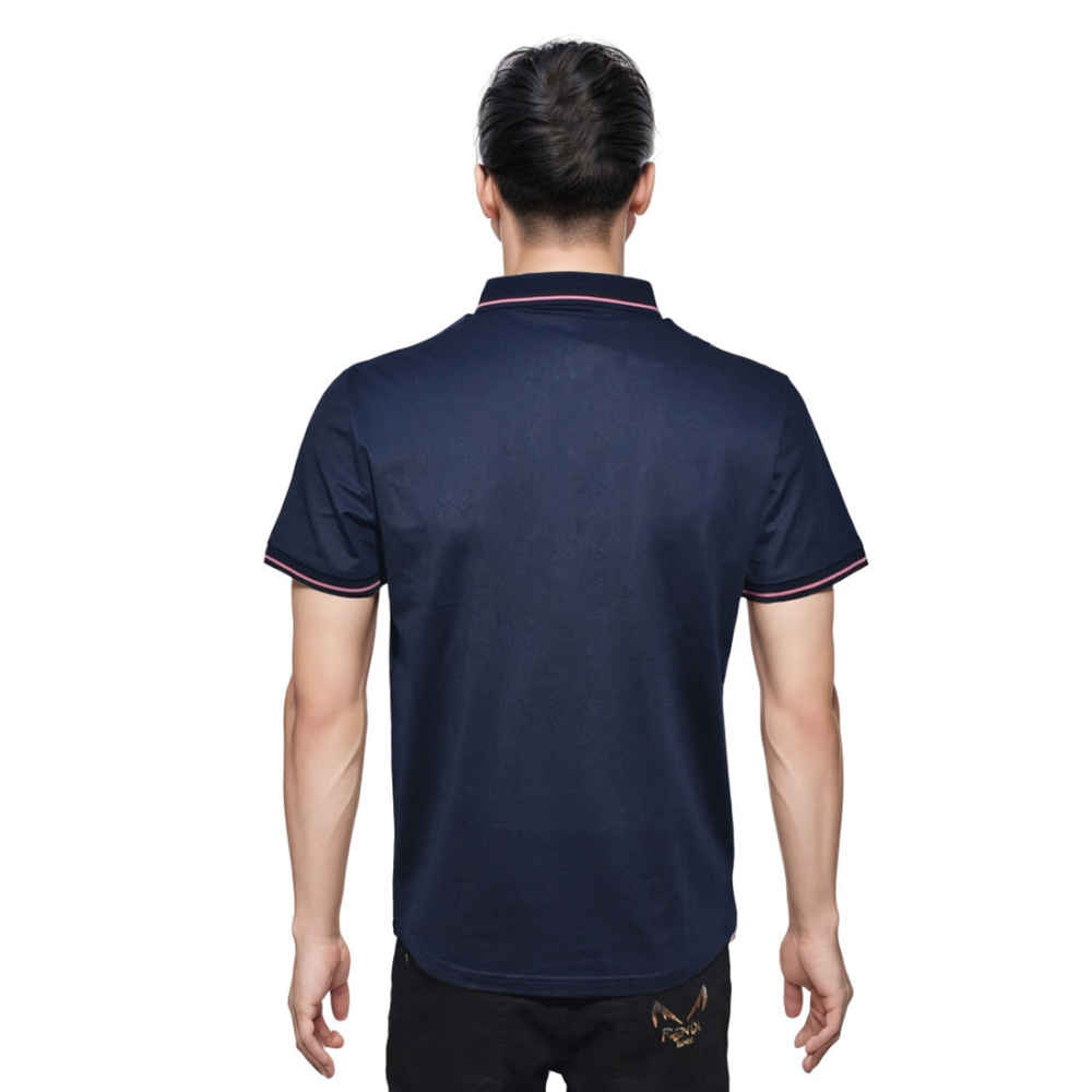 Prada  Navy Blue Premium Quality Luxury Polo T-shirt-1