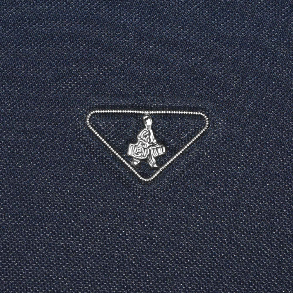 Prada  Navy Blue Premium Quality Luxury Polo T-shirt-3