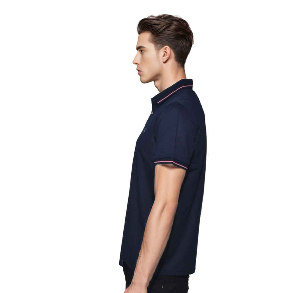 Prada  Navy Blue Premium Quality Luxury Polo T-shirt-2