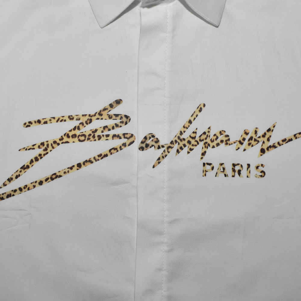 Balmain Paris White Premium Quality Shirt-3