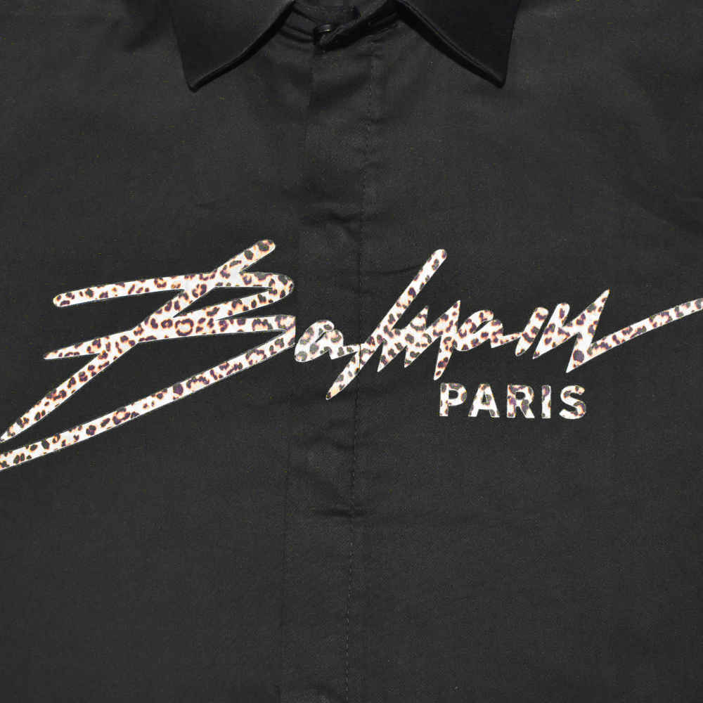 Balmain Paris Black Premium Quality Shirt-3