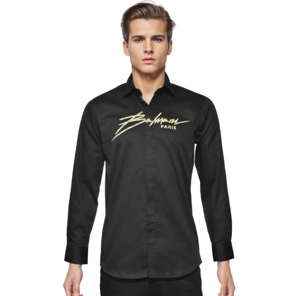 Balmain Paris Black Premium Quality Shirt-7