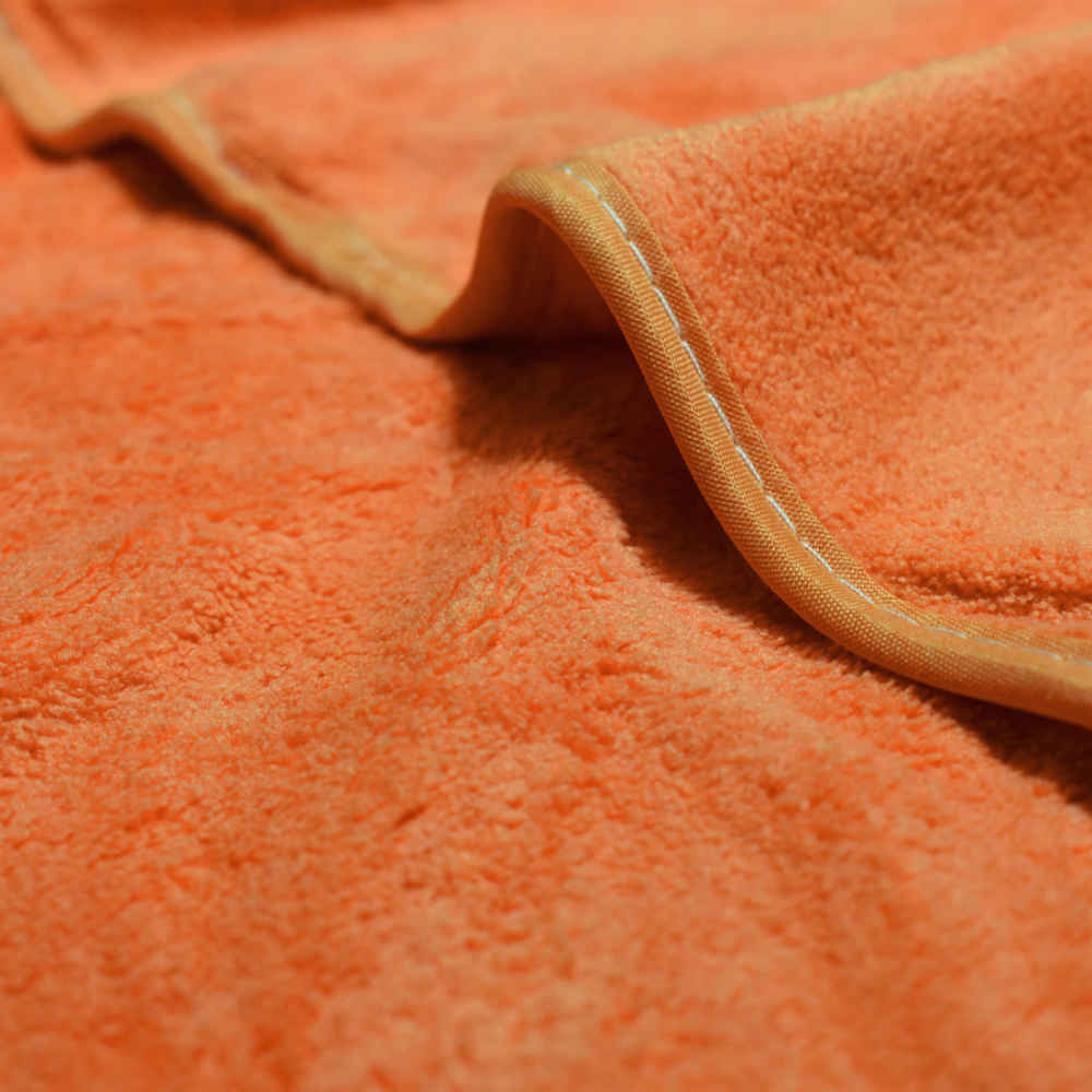 Prada Milano Embroidered Logo Orange Towel - Set of 2-thumb-2