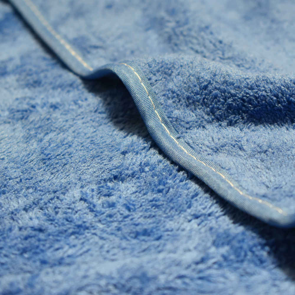 Prada Milano Embroidered Logo Blue Towel - Set of 2-2