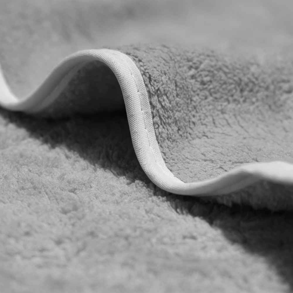 Coach Embroidered Logo Grey Premium Towel - Set of 2-thumb-2